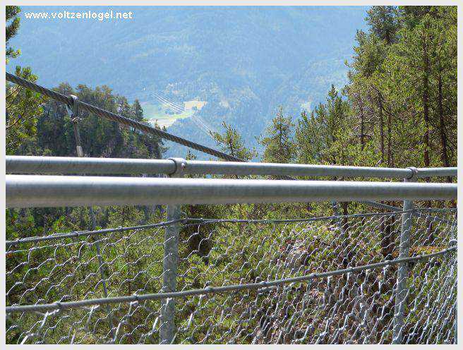 Pont Suspendu et Gorges du Strassberg à Mieming