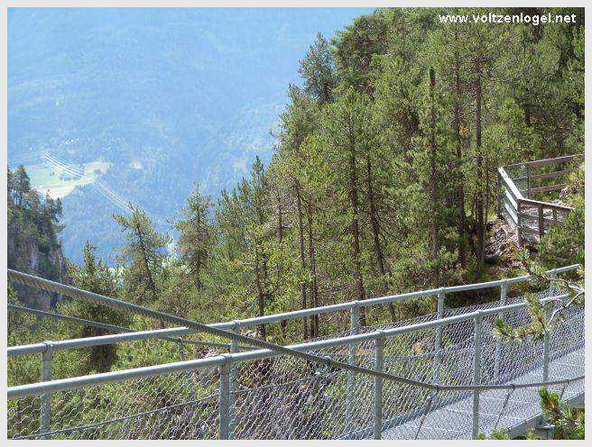 Pont Suspendu et Gorges du Strassberg à Mieming