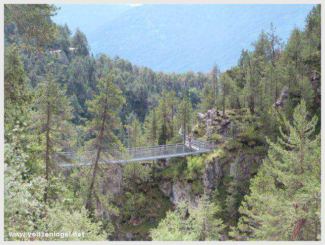 Pont Suspendu et Gorges du Strassberg à Mieming