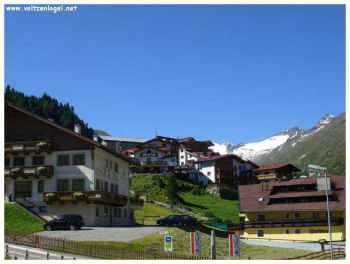 La station de ski d'Obergurgl-Hochgurgl, la vallée Ötztal au Tyrol