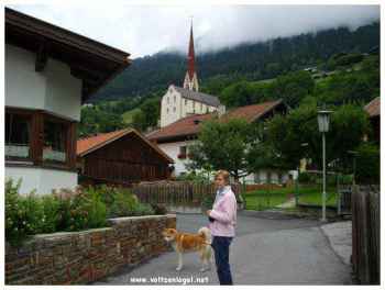 Le village autrichien d'Oetz, la vallée Oetztal au Tyrol
