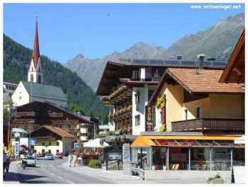 Le village tyrolien de Soelden, la station de ski Hochsölden