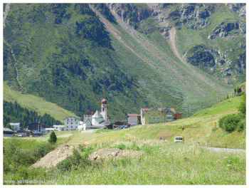 Le village alpin de Vent, la vallée de Oetz, l'Ötztal au Tyrol Autrichien