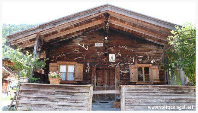 Vue panoramique sur les vallées verdoyantes du Karwendel depuis la ferme auberge Gramai-Alm à Pertisau.