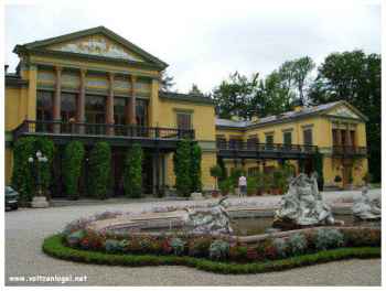 Villa Impériale, jardins luxuriants