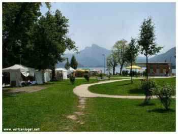 Détente sur les rives du lac Mondsee