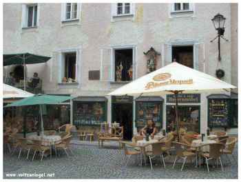 Salzburg. La vieille ville de Salzbourg, le centre-ville de Salzbourg