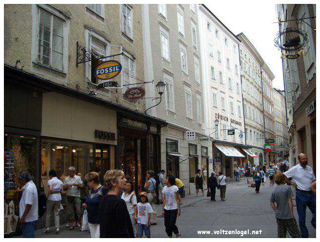 Vue panoramique de la forteresse Hohensalzburg surplombant la vieille ville historique de Salzbourg.
