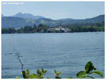 Ebensee am Traunsee. Le lac de Traun à Ebensee en Autriche