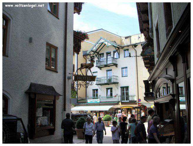 Vue panoramique du lac Wolfgangsee à Sankt Wolfgang im Salzkammergut, Autriche