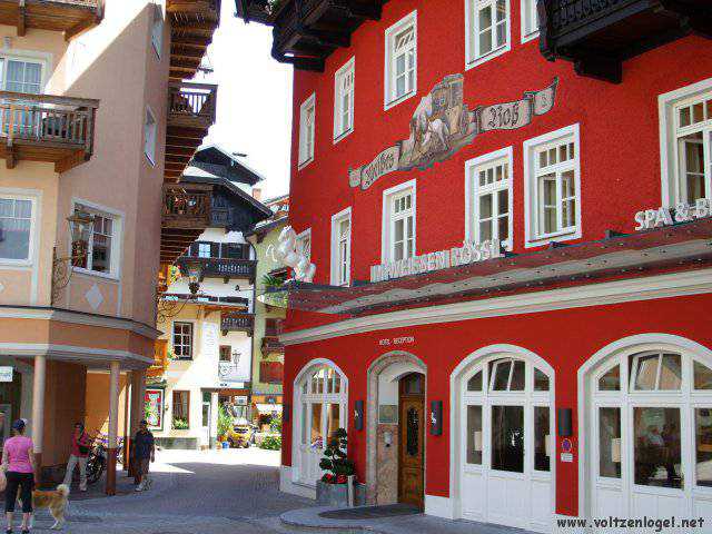Vue panoramique du lac Wolfgangsee à Sankt Wolfgang im Salzkammergut, Autriche