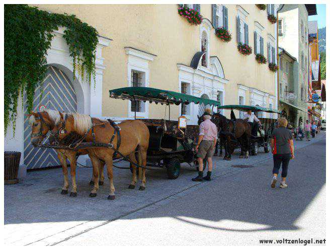 Vue panoramique du lac Wolfgangsee à Sankt Wolfgang im Salzkammergut, Autriche