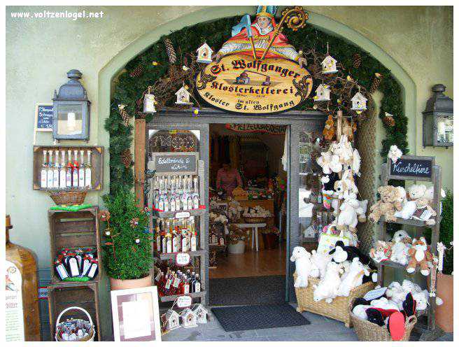 Vue panoramique du lac Wolfgangsee à Sankt Wolfgang im Salzkammergut, Autriche
