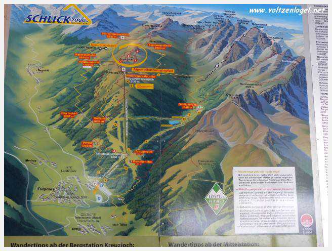 Schlick 2000. Fulpmes dans le Stubaital, la station de ski Schlick 2000