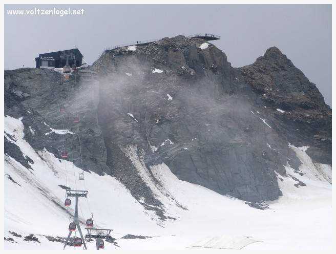 Panorama du Glacier de Stubai, sommet alpin et nature autrichienne
