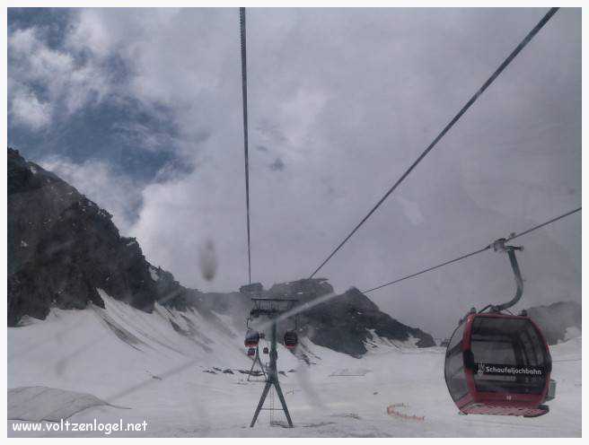 Panorama du Glacier de Stubai, sommet alpin et nature autrichienne