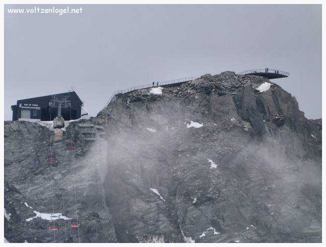 Panorama du Glacier de Stubai, sommet alpin et nature autrichienne