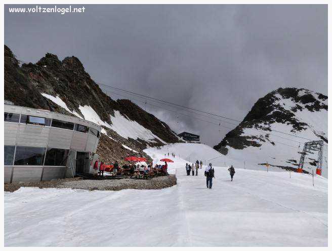 Panorama du Glacier de Stubai, sommet alpin et nature autrichienne