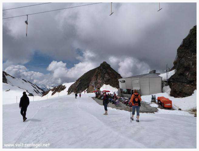 Panorama du Glacier de Stubai, sommet alpin et nature autrichienne