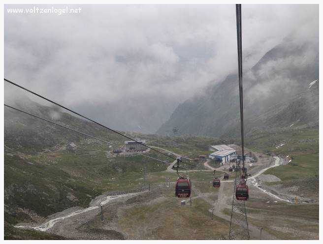 Panorama du Glacier de Stubai, sommet alpin et nature autrichienne