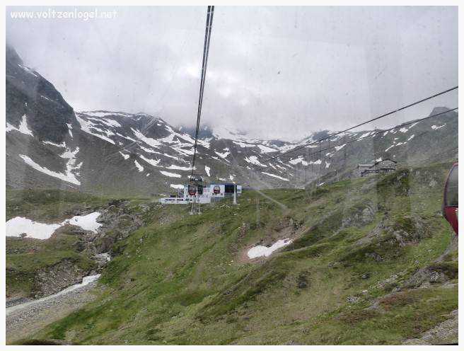 Panorama du Glacier de Stubai, sommet alpin et nature autrichienne