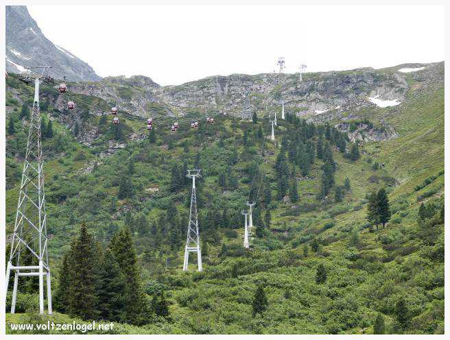 Panorama du Glacier de Stubai, sommet alpin et nature autrichienne
