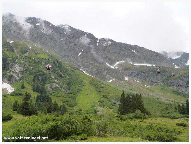 Panorama du Glacier de Stubai, sommet alpin et nature autrichienne