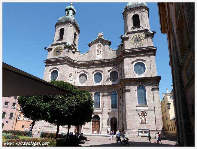 Innsbruck, la Cathédrale Saint-Jacques la vieille ville d'Innsbruck