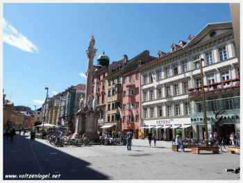 La ville d'Innsbruck est la capitale du Tyrol Autrichien