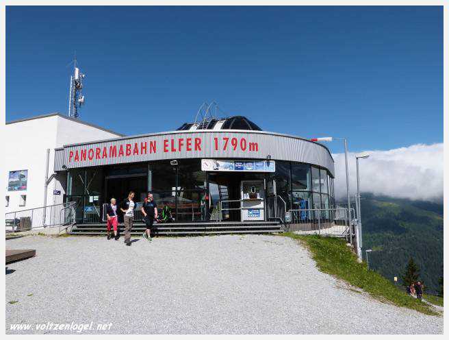 Vue panoramique des Télécabines Elferlifte du Stubai, Neustift au Stubaital