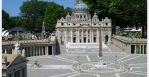 Basilique Saint-Pierre, Obélisque Place Saint-Pierre, Vue panoramique Rome
