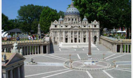 Basilique Saint-Pierre, Obélisque Place Saint-Pierre, Vue panoramique Rome