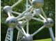 Vue panoramique de l'Atomium à Bruxelles, monument emblématique belge