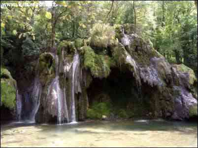 La cascade des Tufs près d'Arbois dans le Jura
