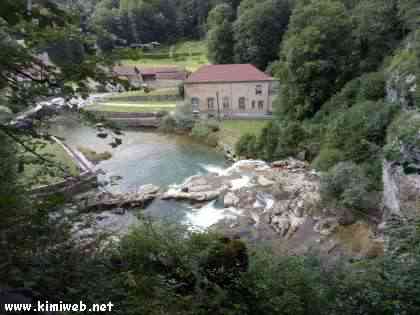 Les Pertes de l'Ain à Bourg-de-Sirod dans le Jura