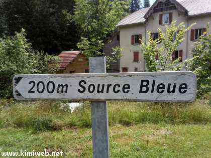 La Source Bleue à Malbuisson dans le Jura