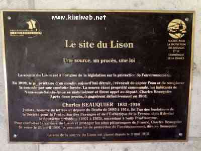 La source du Lison à Nans-sous-Saint-Anne
