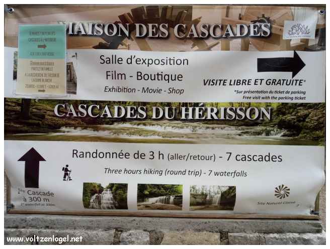 Les fameuses Cascades du Hérisson ; Découvrez les 7 cascades