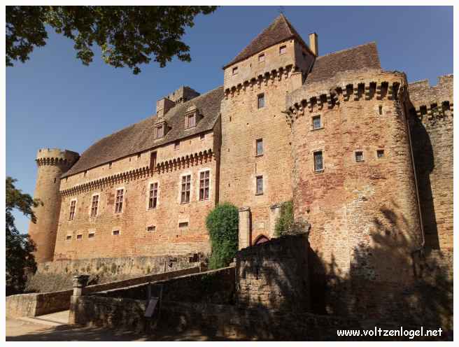 La forteresse médiévale édifié du XIIe au XVIIe siècle