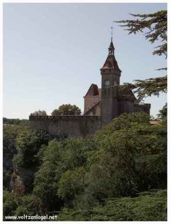 Du sanctuaire de Rocamadour jusqu'à la chapelle de la Vierge noir