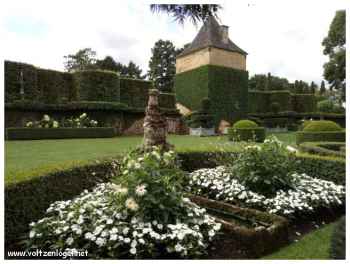 Eyrignac et ses jardins, le Jardin des Sources, le jardin Blanc