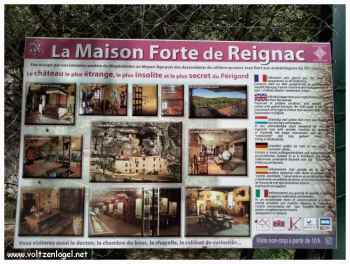 La Maison Forte de Reignac un château-falaise