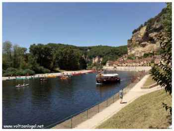 Promenade en bateau sur la Dordogne à Roque-Gageac