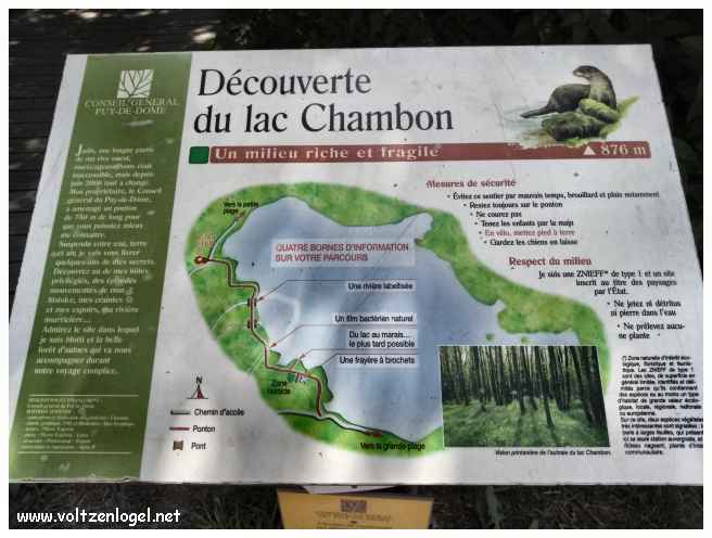 Le lac Chambon au coeur du Massif du Sancy