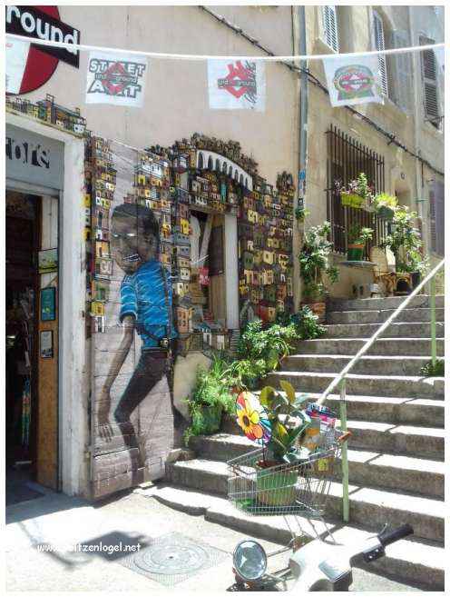 Vue panoramique du Panier à Marseille, révélant son riche patrimoine historique.