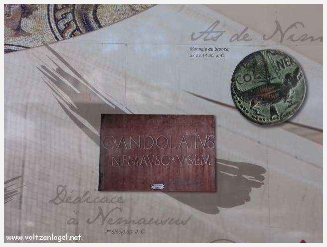 Vue aérienne des Arènes de Nîmes, emblèmes de son héritage romain.