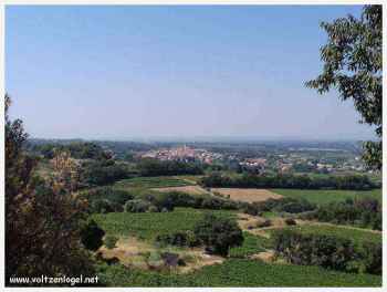 Vue panoramique depuis Séguret, paysages époustouflants