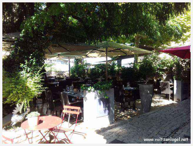 Vue panoramique sur Séguret, village provençal fortifié au charme intemporel.