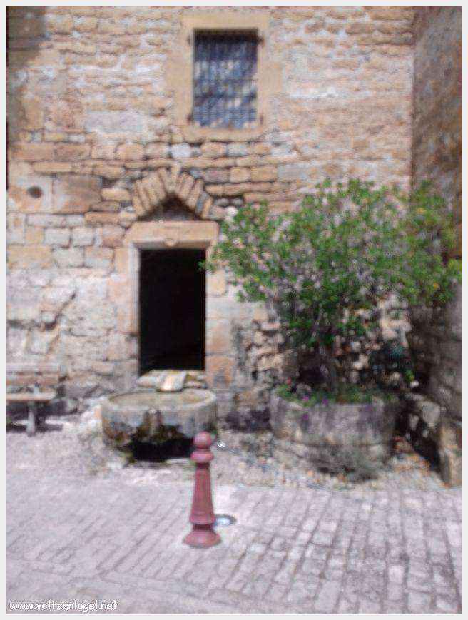 Maisons troglodytiques perchées au-dessus du Tarn, à Peyre.