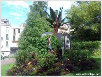 Le parc floral des Thermes dans un superbe écrin naturel à Aix-les-Bains